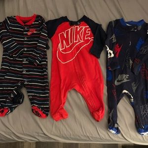 3 month baby boy Nike sleepers